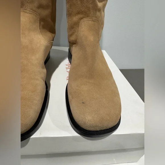 $895 LEMAIRE Beige Soft Workwear men Boots size 45 display picture 2